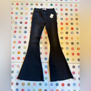 Free People Women's Black Flared Jeans